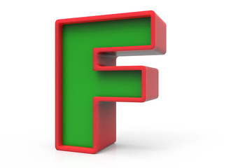 3D Christmas letter  F