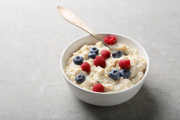 Healthy musli with berry