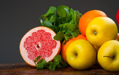 tasty and healthy food vegetables and fruits