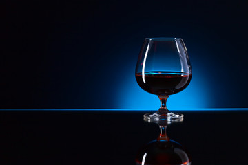 Snifter with brandy