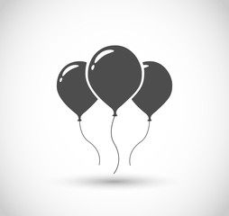 Balloon icon vector
