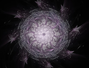 Particles of abstract fractal forms on the subject of nuclear ph