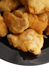 Chinese dish. Chinese food. Fried chichen wings