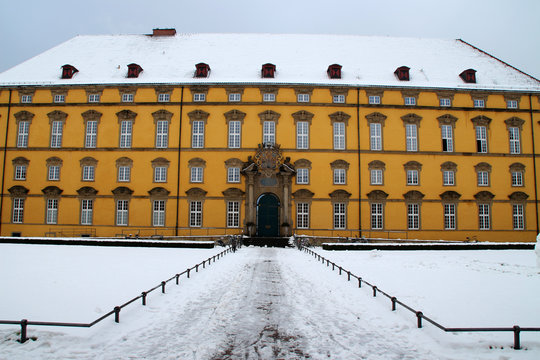 Der Innenhof vom Osnabr&uuml;cker Schloss