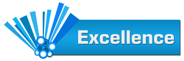 Obraz premium Excellence Blue Graphical Horizontal 