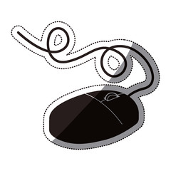 Mouse icon. Device gadget technology and electronic theme. Isolated design. Vector illustration