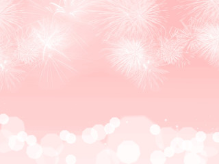 abstract pink christmas background with salute