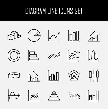 Simple Set of Diagram and Graph