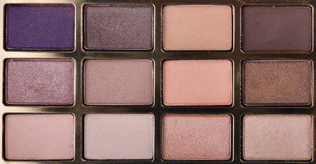 Fototapeta premium group of eye shadow powders