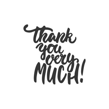 Thank You Very Much Stock Photos And Images - 123RF