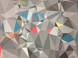 Gray and blue polygon triangle abstract illustration background