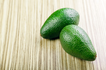 avocado on a wooden background