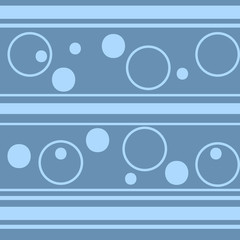 Simple pattern on blue background.Vector illustration.
