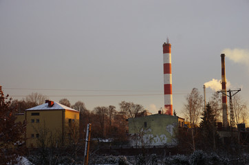 Kominy elektrociepłowni © Patdrig Torc