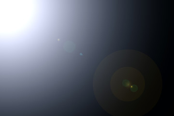 Sun light effect on the black color background ,Sun light illustration background