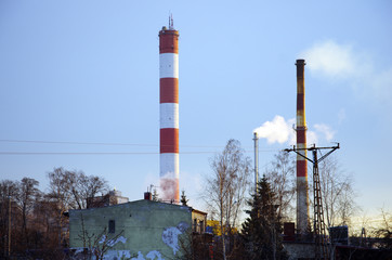 Kominy elektrociepłowni © Patdrig Torc