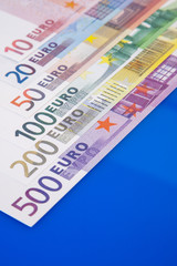 Diverse Euro Geldscheine