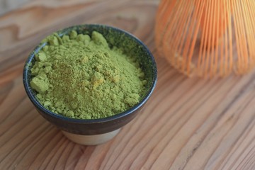 Matcha green tea powder