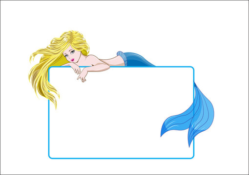 mermaid frame