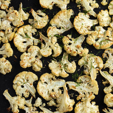 Oven Roasted Spicy Cauliflower