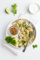 roasted cauliflowe