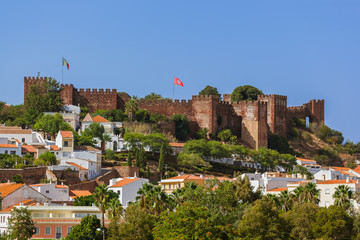 Castle in Silves town - Algarve Portugal - 128737158