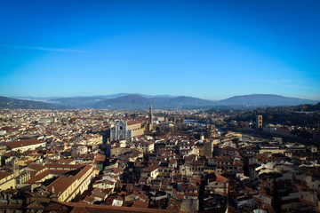 Panorama of city of Florence, Italy