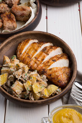 Prepared chicken breast