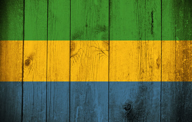 Wooden Flag of Gabon