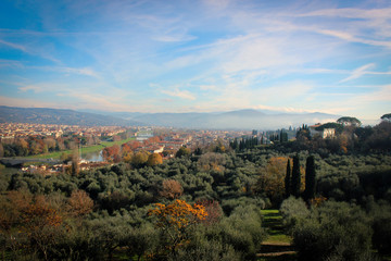 City of Florence landscapes, Italy