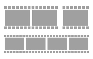Seamless Gray Filmstrips
