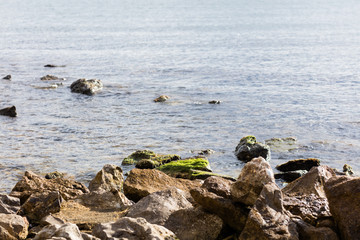 Obraz premium Kiesstrand der Adria