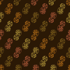 Spiral seamless pattern