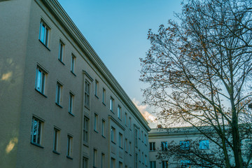 residential apartment building at prenzlauer berg