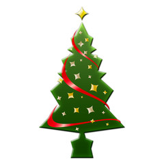 キラキラクリスマスツリー