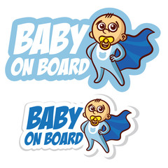 Baby on Board Sticker Set