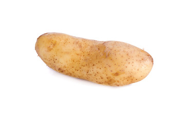 Potato isolated on white background.