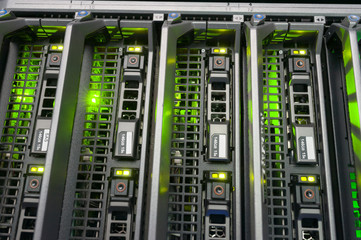 Network servers in data room Domestic Room