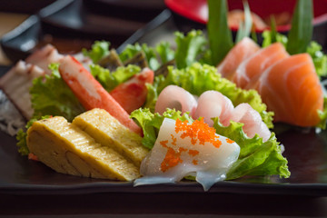 Japan sashimi set