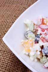 Salad with vegetable