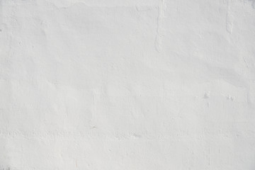 White wall of the house