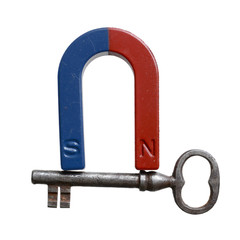 Magnet and key