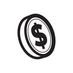 Simple Dollar Coin Symbol