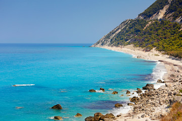 Pefkoulia in Lefkada, Greece