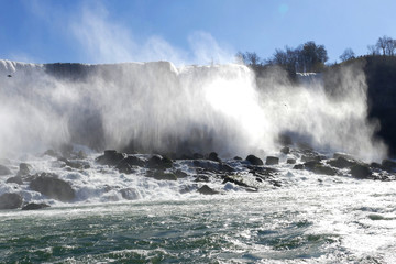 Canadian side of Niagara Falls
