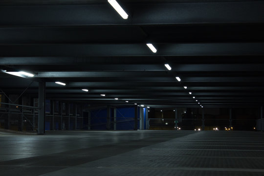 Car Park At Night