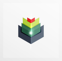 Banners, business backgrounds and presentations infographics