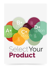 Circle abstract background