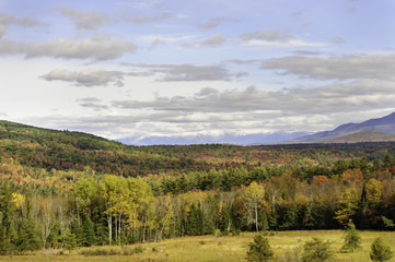 Valley and mountains