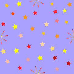 Star seamless pattern
